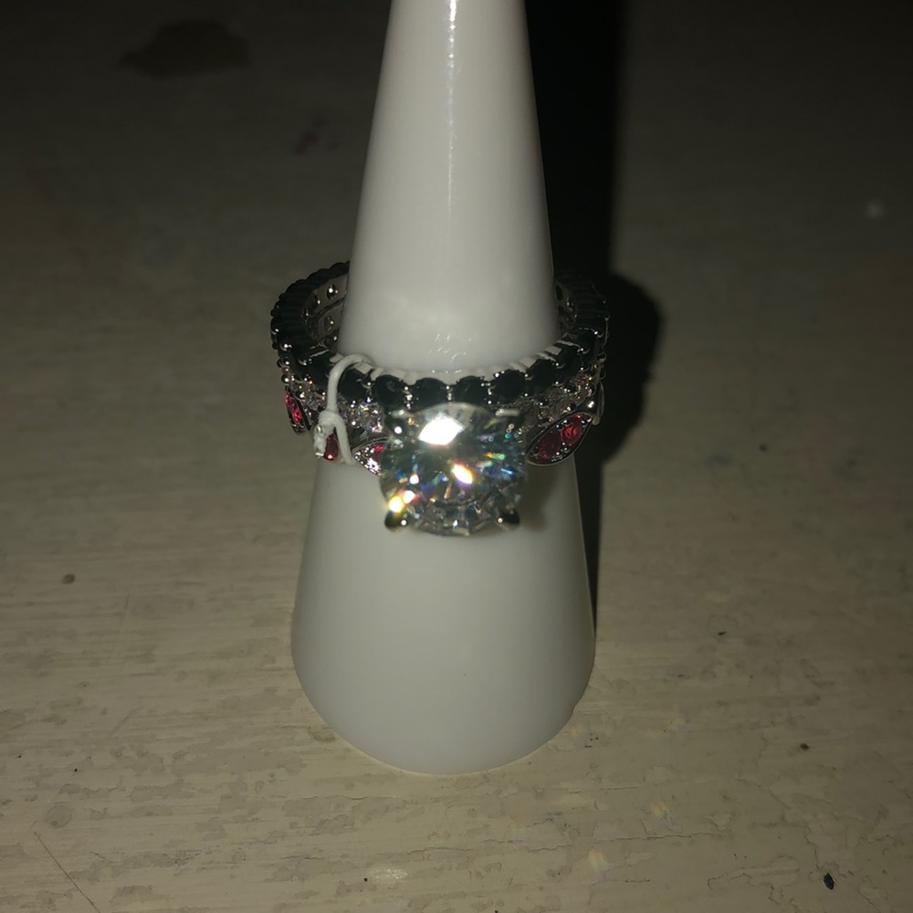 White topaz triple set